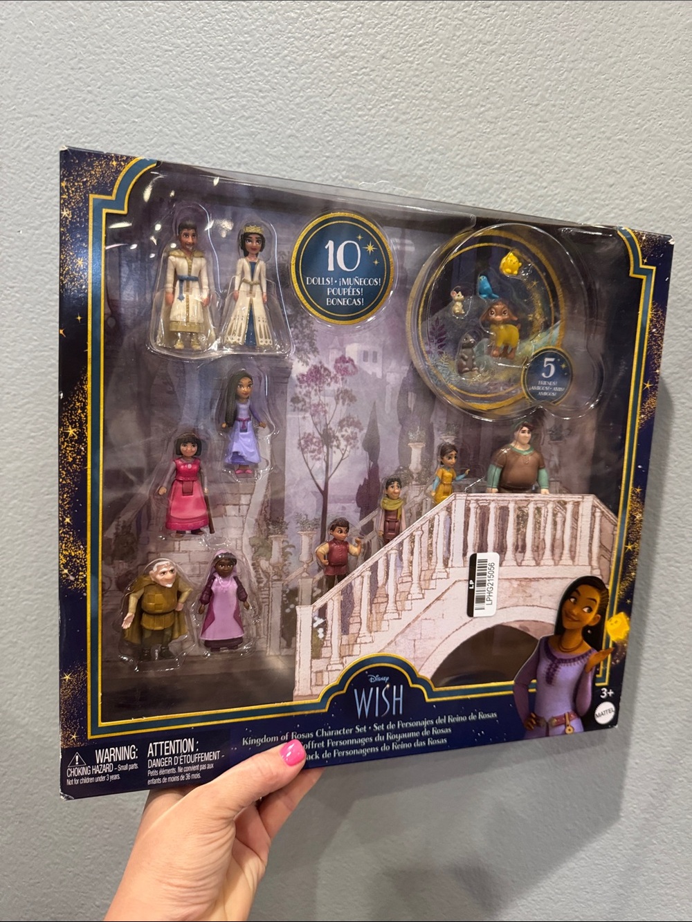 Disney Wish Rosas Kingdom Figure Set -